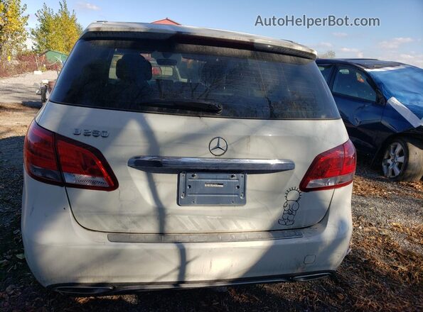 WDDMH4EB6HJ439274 2017 MERCEDES-BENZ B-CLASS White უკანა ხედი