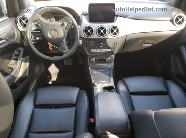 WDDMH4EB6HJ439274 2017 MERCEDES-BENZ B-CLASS White წინა პანელის ხედი