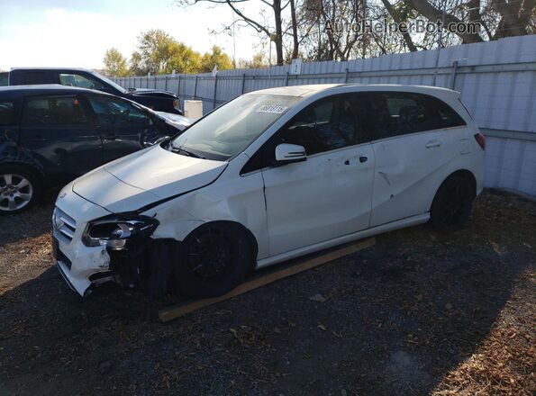 WDDMH4EB6HJ439274 2017 MERCEDES-BENZ B-CLASS White წინა მარცხენა ხედი სამი მეოთხედიდან