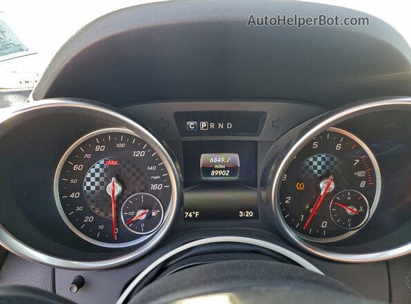 WDDPK3JAXHF133669 2017 MERCEDES-BENZ SLC Белый Вид щитка приборов