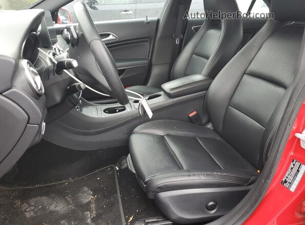 WDDSJ4EB2HN441219 2017 MERCEDES-BENZ CLA-CLASS Red წინა სალონის ხედი