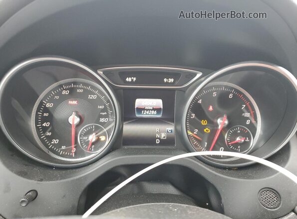 WDDSJ4EB2HN441219 2017 MERCEDES-BENZ CLA-CLASS Red ხელსაწყოთა პანელის ხედი