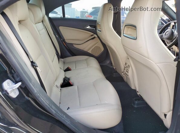 WDDSJ4EB5JN560078 2018 MERCEDES-BENZ CLA-CLASS Black Rear seats view