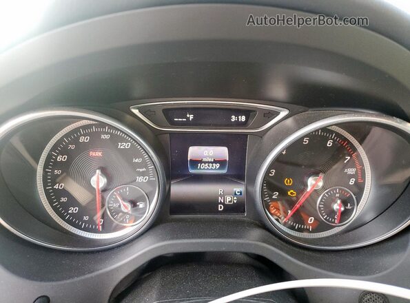 WDDSJ4EB5JN560078 2018 MERCEDES-BENZ CLA-CLASS Black Instrument cluster view
