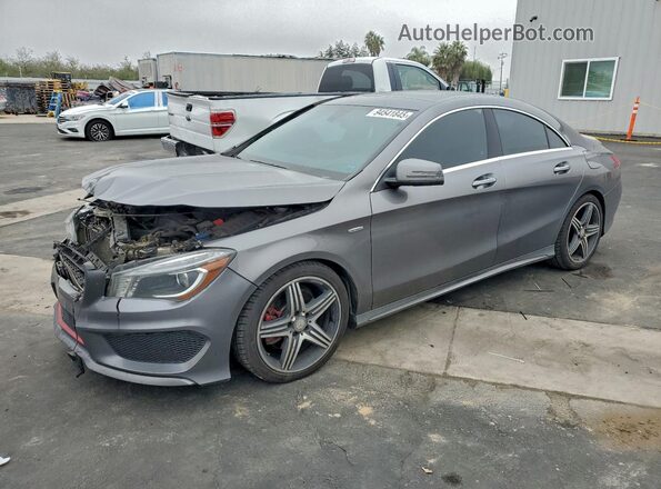 WDDSJ4EB8GN361597 2016 MERCEDES-BENZ CLA-CLASS Угольный Передняя левая четверть