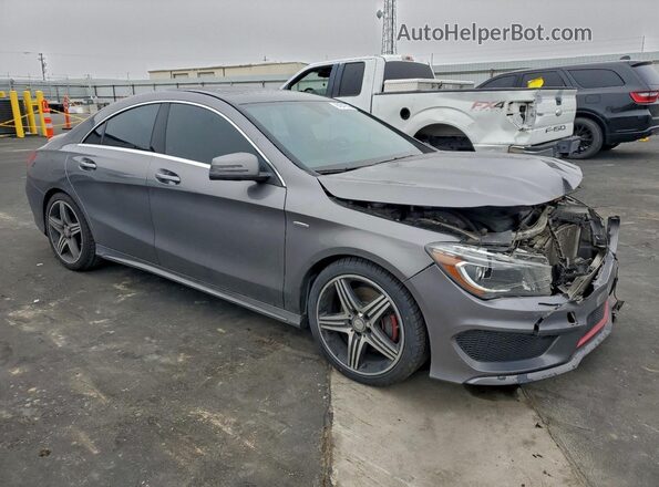 WDDSJ4EB8GN361597 2016 MERCEDES-BENZ CLA-CLASS Угольный Передняя правая четверть