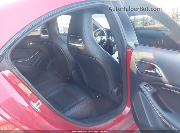 WDDSJ4EBXGN375808 2016 MERCEDES-BENZ CLA 250 Red VIN კოდის სტიკერის ხედი
