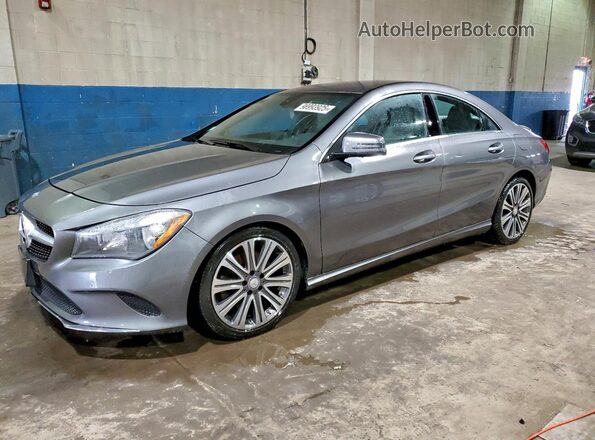 WDDSJ4EBXHN466501 2017 MERCEDES-BENZ CLA-CLASS Серый Передняя левая четверть