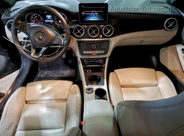 WDDSJ4EBXHN466501 2017 MERCEDES-BENZ CLA-CLASS Серый Вид панели приборов