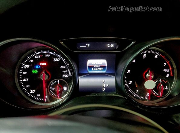 WDDSJ4EBXHN466501 2017 MERCEDES-BENZ CLA-CLASS Серый Вид щитка приборов