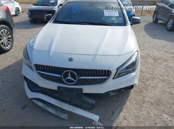 WDDSJ4EBXJN558357 2018 MERCEDES-BENZ CLA 250 White Instrument cluster view