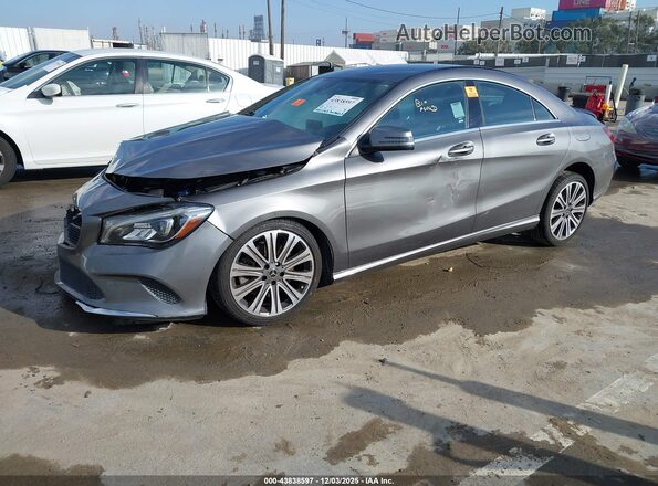 WDDSJ4EBXJN583307 2018 MERCEDES-BENZ CLA 250 Gray Front left
