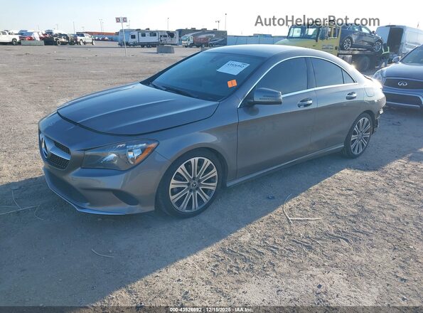 WDDSJ4GBXJN532001 2018 MERCEDES-BENZ CLA 250 Gray Передня ліва чверть
