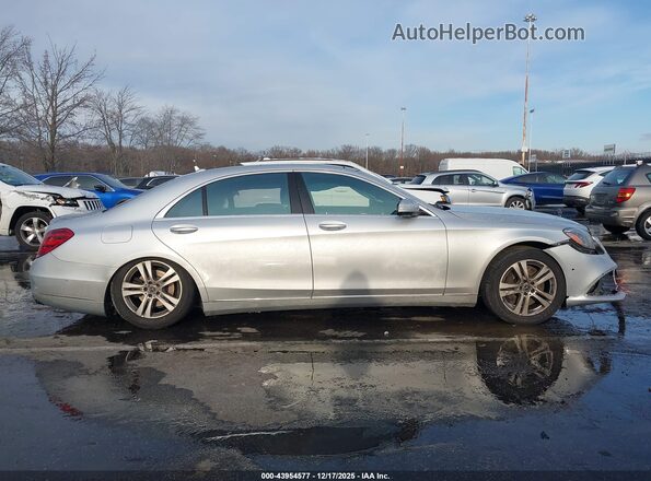 WDDUG6EB5JA348792 2018 MERCEDES-BENZ S-CLASS Silver Вид задньої частини салону
