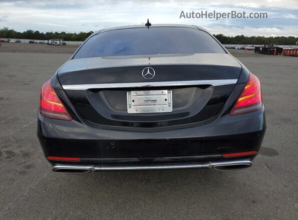 WDDUG6EB5JA361641 2018 MERCEDES-BENZ S Black Вид ззаду