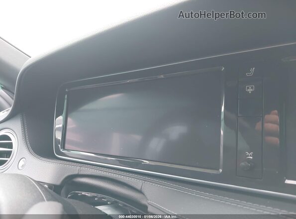 WDDUG8CB2GA220050 2016 MERCEDES-BENZ S-CLASS Черный Вид задних сидений