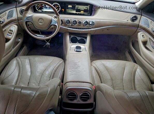 WDDUG8CB3GA214239 2016 MERCEDES-BENZ S Серый Вид панели приборов