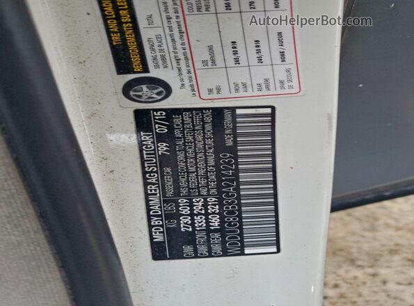 WDDUG8CB3GA214239 2016 MERCEDES-BENZ S Серый Вид подкапотного пространства