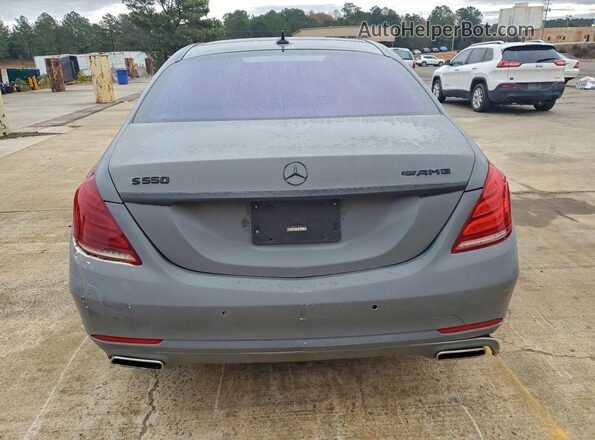 WDDUG8CB3GA214239 2016 MERCEDES-BENZ S Серый Вид сзади
