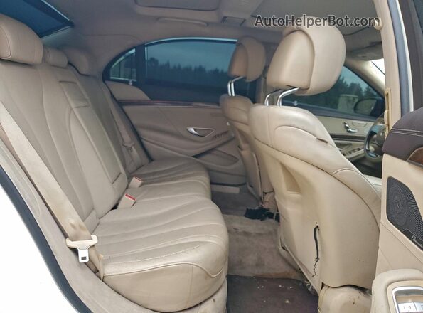 WDDUG8CB3GA214239 2016 MERCEDES-BENZ S Серый Вид задних сидений