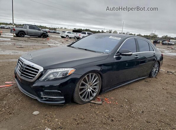 WDDUG8CB4GA242826 2016 MERCEDES-BENZ S Черный Передняя левая четверть