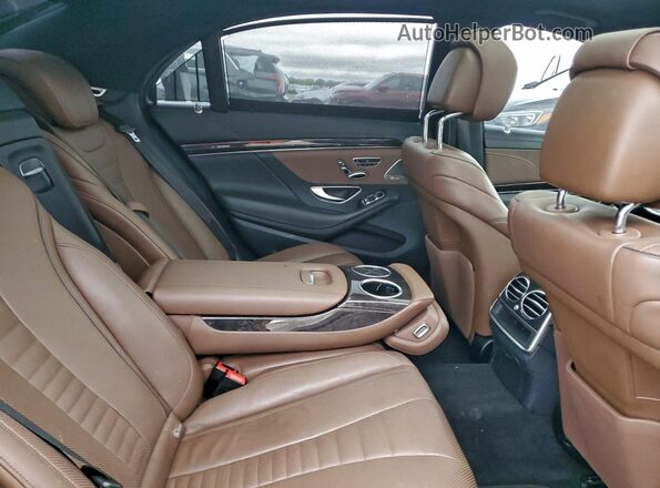 WDDUG8CB4GA242826 2016 MERCEDES-BENZ S Черный Вид задних сидений