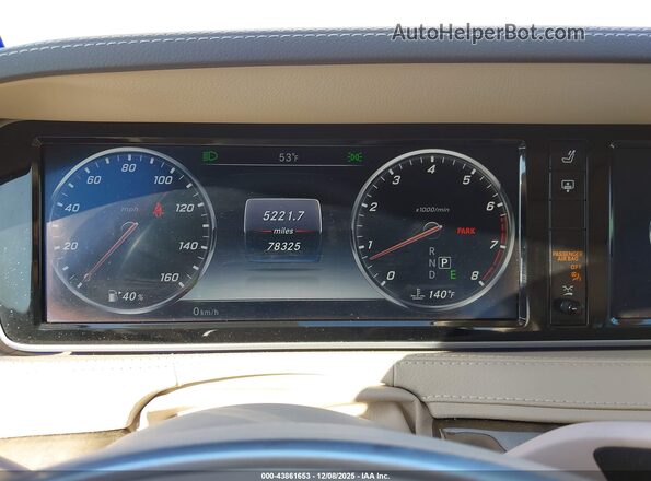 WDDUG8CB4HA321981 2017 MERCEDES-BENZ S-CLASS White Widok tylnych siedzeń