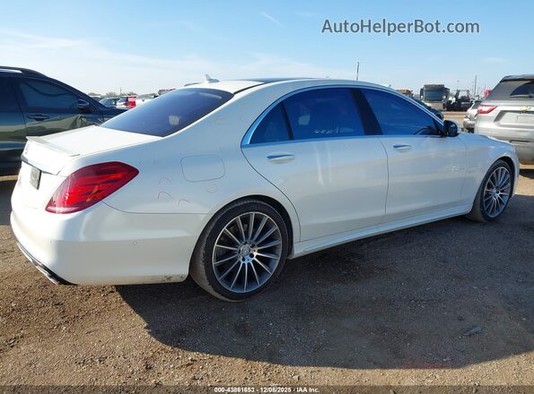 WDDUG8CB4HA321981 2017 MERCEDES-BENZ S-CLASS White Tył prawy