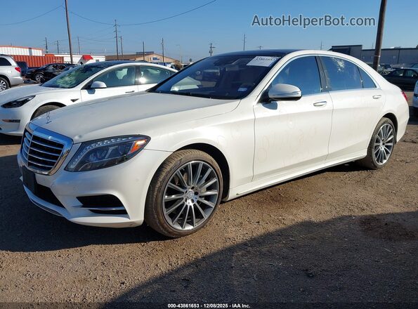 WDDUG8CB4HA321981 2017 MERCEDES-BENZ S-CLASS White Przód lewy