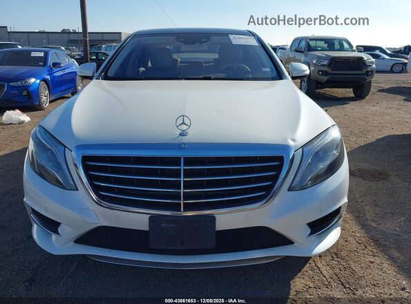 WDDUG8CB4HA321981 2017 MERCEDES-BENZ S-CLASS White Widok zestawu wskaźników