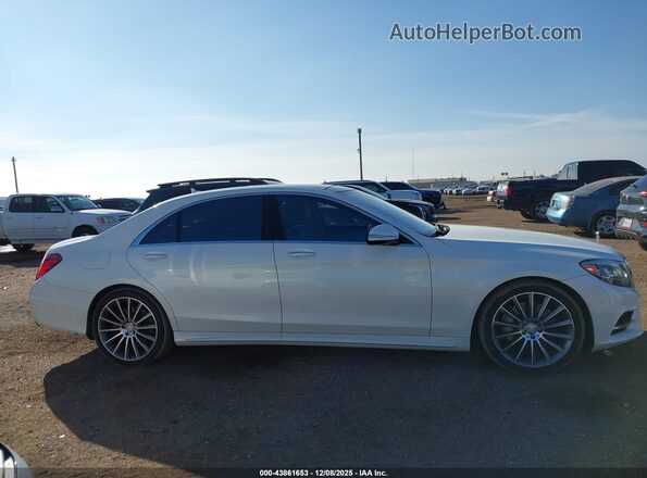 WDDUG8CB4HA321981 2017 MERCEDES-BENZ S-CLASS White Widok wnętrza z tyłu