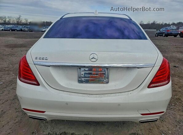 WDDUG8CB5GA234590 2016 MERCEDES-BENZ S White Widok z tyłu