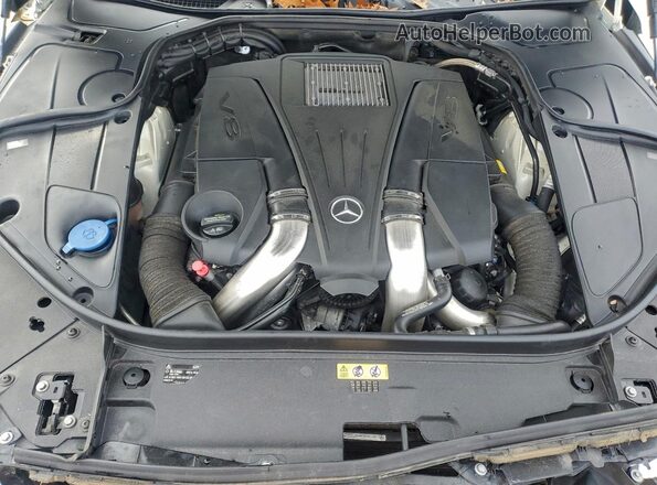 WDDUG8CB5GA234590 2016 MERCEDES-BENZ S White Widok wnętrza z tyłu