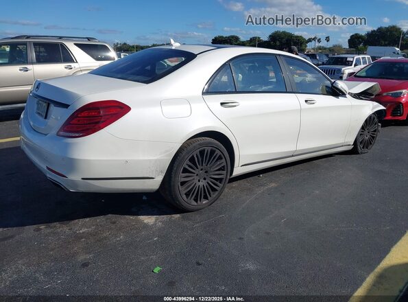 WDDUG8CB6GA212548 2016 MERCEDES-BENZ S-CLASS White Задня права чверть
