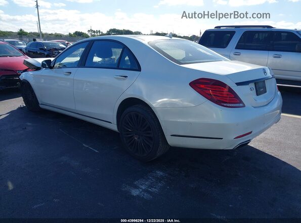 WDDUG8CB6GA212548 2016 MERCEDES-BENZ S-CLASS White Задня ліва чверть