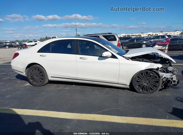 WDDUG8CB6GA212548 2016 MERCEDES-BENZ S-CLASS White Вид задньої частини салону