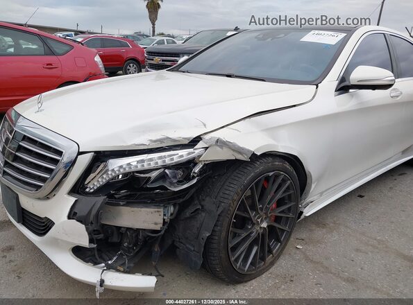 WDDUG8CB8GA214690 2016 MERCEDES-BENZ S-CLASS Белый Вид спереди