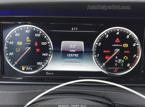 WDDUG8CB8GA214690 2016 MERCEDES-BENZ S-CLASS Белый Вид задних сидений
