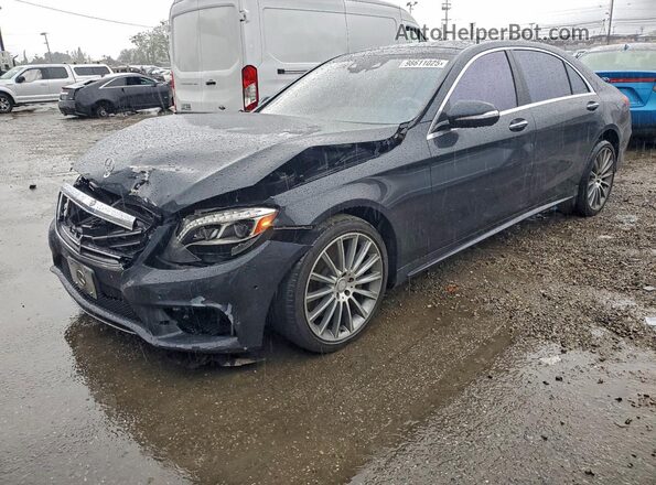 WDDUG8CB8GA242313 2016 MERCEDES-BENZ S Угольный Передняя левая четверть