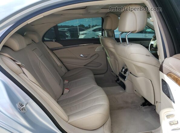 WDDUG8CB8HA289682 2017 MERCEDES-BENZ S Серебряный Вид задних сидений