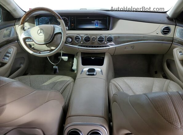 WDDUG8CB8HA289682 2017 MERCEDES-BENZ S Серебряный Вид панели приборов