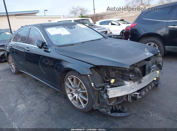 WDDUG8DB0JA418261 2018 MERCEDES-BENZ S-CLASS Черный Передняя правая четверть