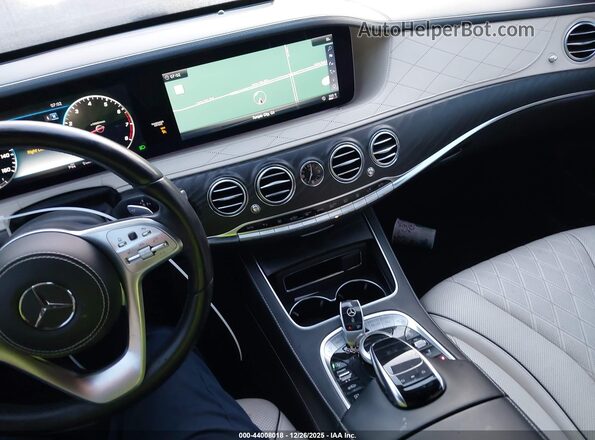 WDDUG8DB0JA418261 2018 MERCEDES-BENZ S-CLASS Черный Вид панели приборов