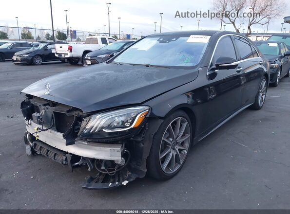 WDDUG8DB0JA418261 2018 MERCEDES-BENZ S-CLASS Черный Передняя левая четверть