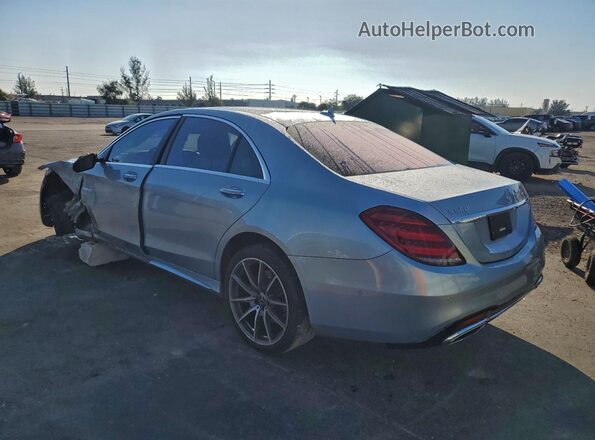 WDDUG8DB2KA492122 2019 MERCEDES-BENZ S Синий Задняя левая четверть