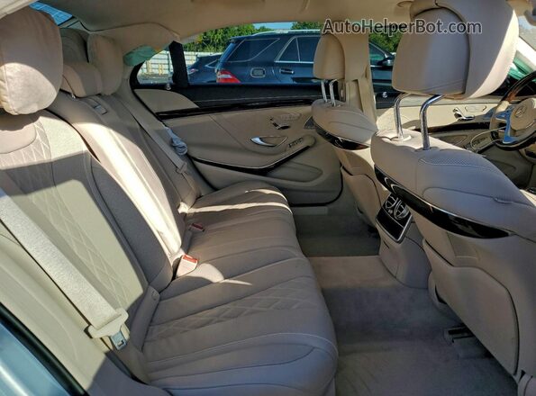 WDDUG8DB2KA492122 2019 MERCEDES-BENZ S Синий Вид задних сидений