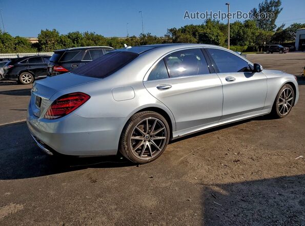 WDDUG8DB2KA492122 2019 MERCEDES-BENZ S Синий Задняя правая четверть