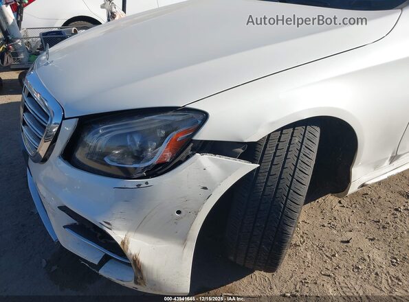 WDDUG8DB3KA474213 2019 MERCEDES-BENZ S-CLASS Белый Вид спереди