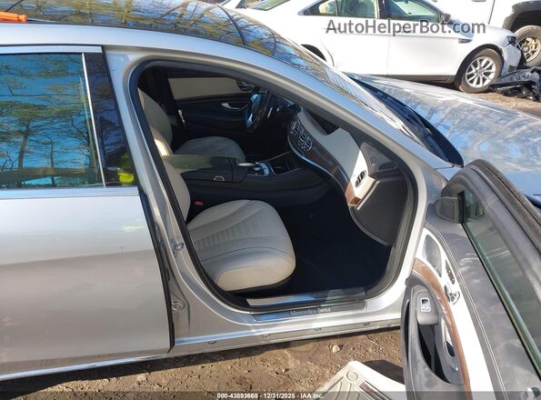 WDDUG8DB4KA428809 2019 MERCEDES-BENZ S-CLASS Gray Вид салону спереду