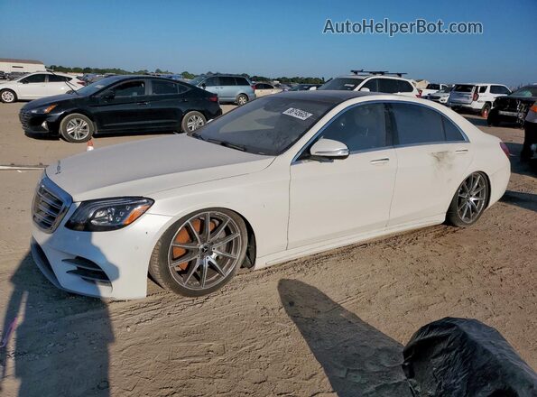WDDUG8DB8KA437495 2019 MERCEDES-BENZ S White Przód lewy